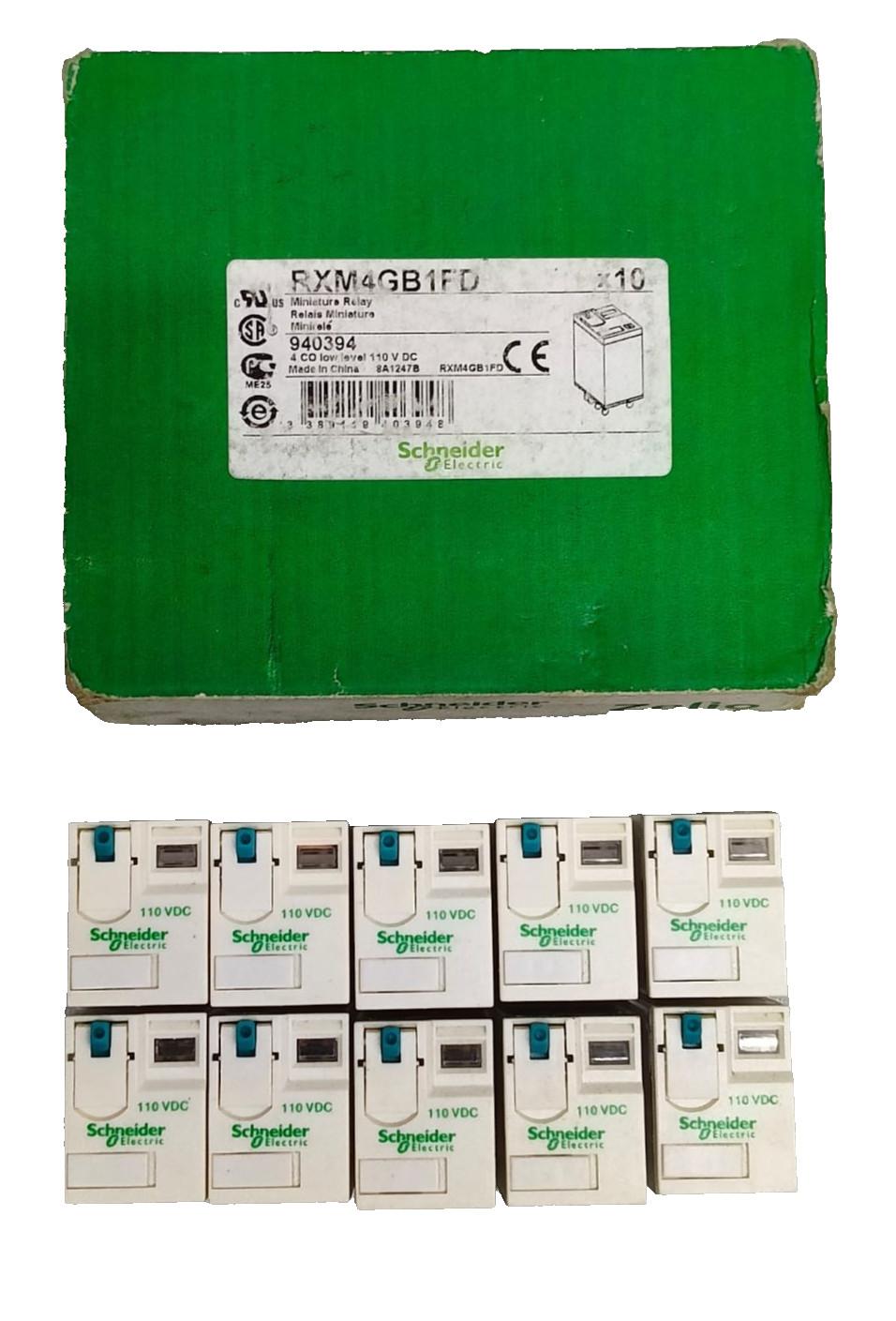 rxm4gb1fd power relay 110vdc 14pin pack of fast