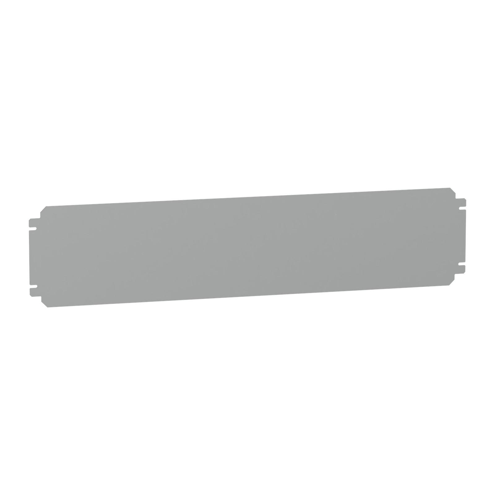Plain mounting plate H200xW800mm made of galvanised sheet steel