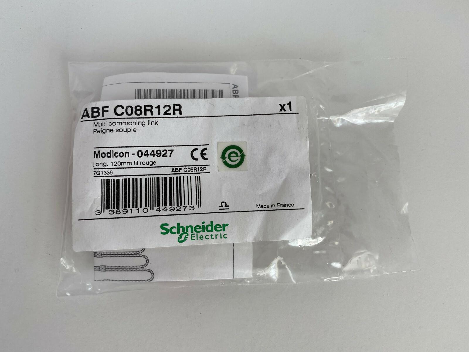 commoning link for connection sub-base - for common AC - red - 12 cm