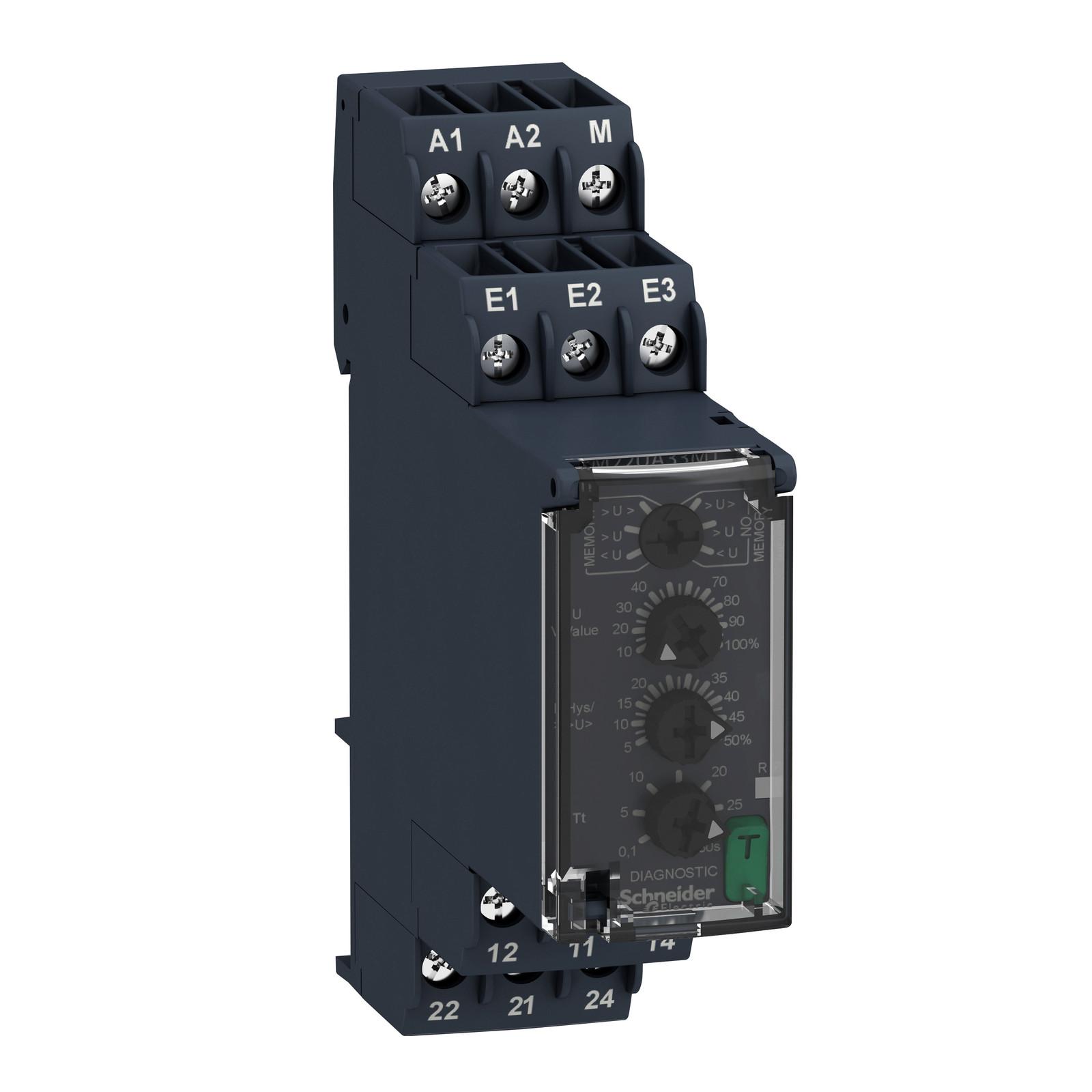 voltage control relay, Harmony Control Relays, 8A, 2CO, 15…500V AC, 380…415V AC