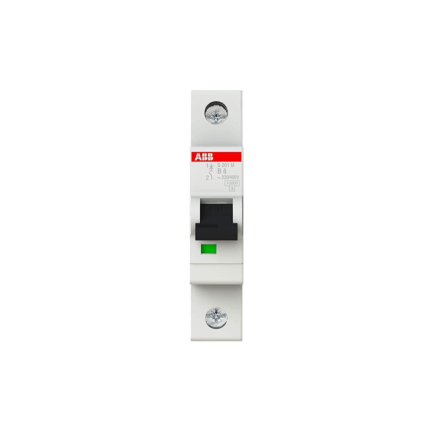 S201M-B6 Miniature Circuit Breaker - 1P - B - 6 A