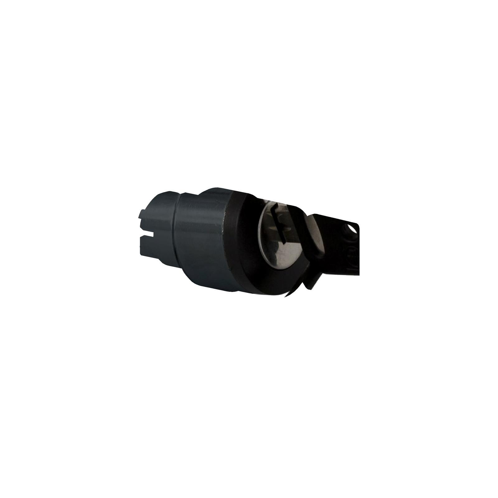 Head for key selector switch, Harmony XB4, black key, 22mm, 2 positions, left key withdrawal, key 455