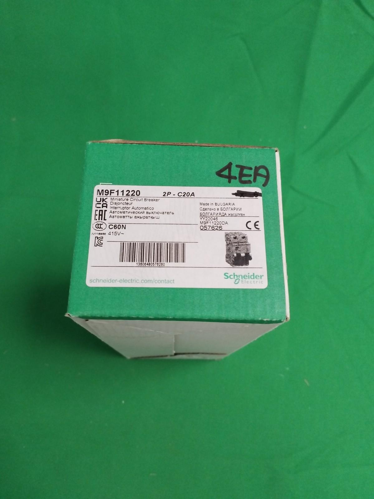Miniature circuit breaker (MCB), Multi9 C60N, 2P, 20A, C curve, 10kA (IEC/EN 60947-2)