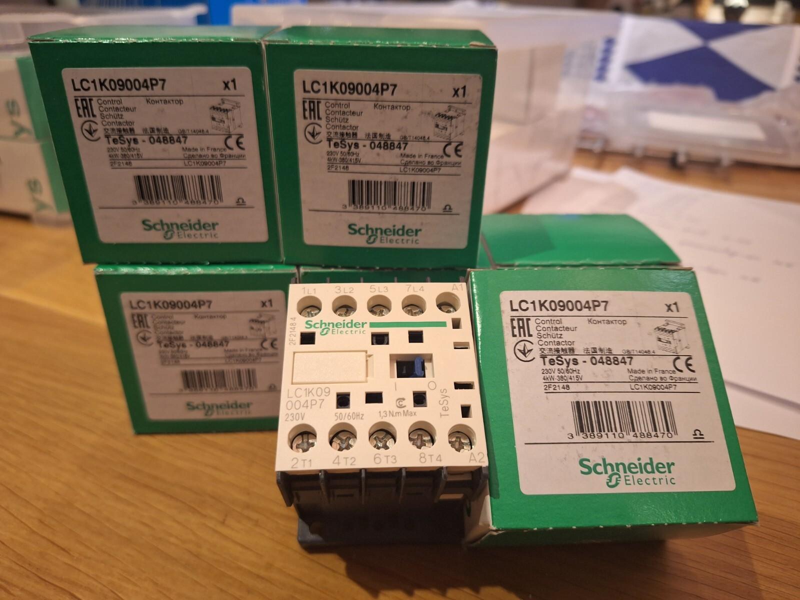 Contactor, TeSys K, 4P, 4 NO, AC-1, lt or eq to 440V 10A, 230VAC coil