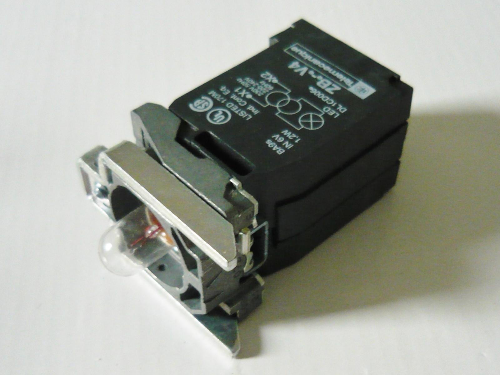 Light block with body fixing collar, Harmony XB4, metal, with BA9s bulb, 230...240V AC