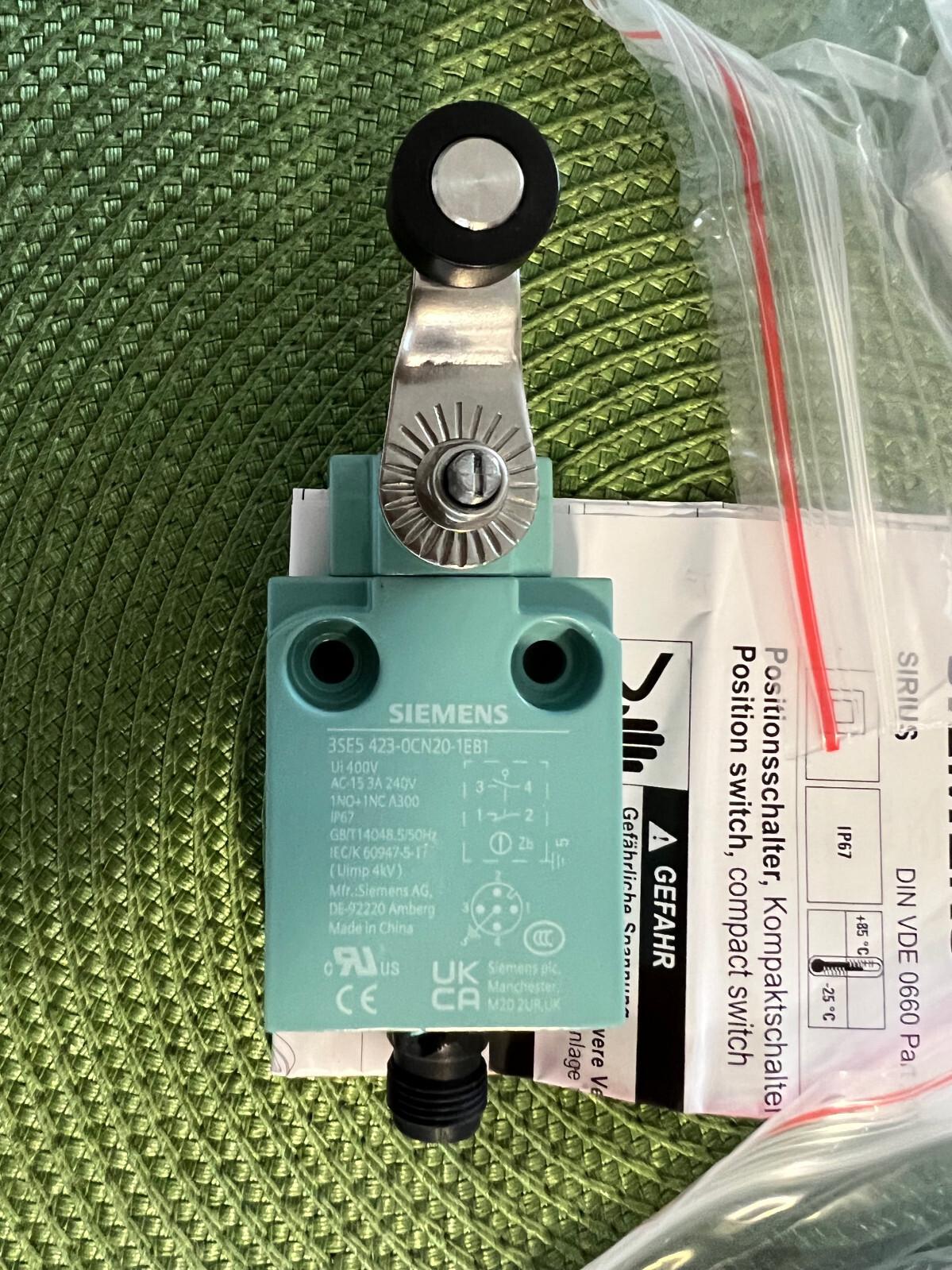 LIM SW, ROLLER CRANK, 1NO+1NC, SNAP, M12-5