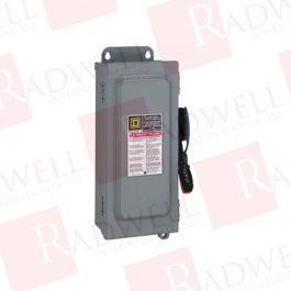 Safety switch, heavy duty, fusible, 200A, 4 wire, 3 pole, 1 neutral, 60hp, 240VAC/250VDC, 3R, bolt on hub provision