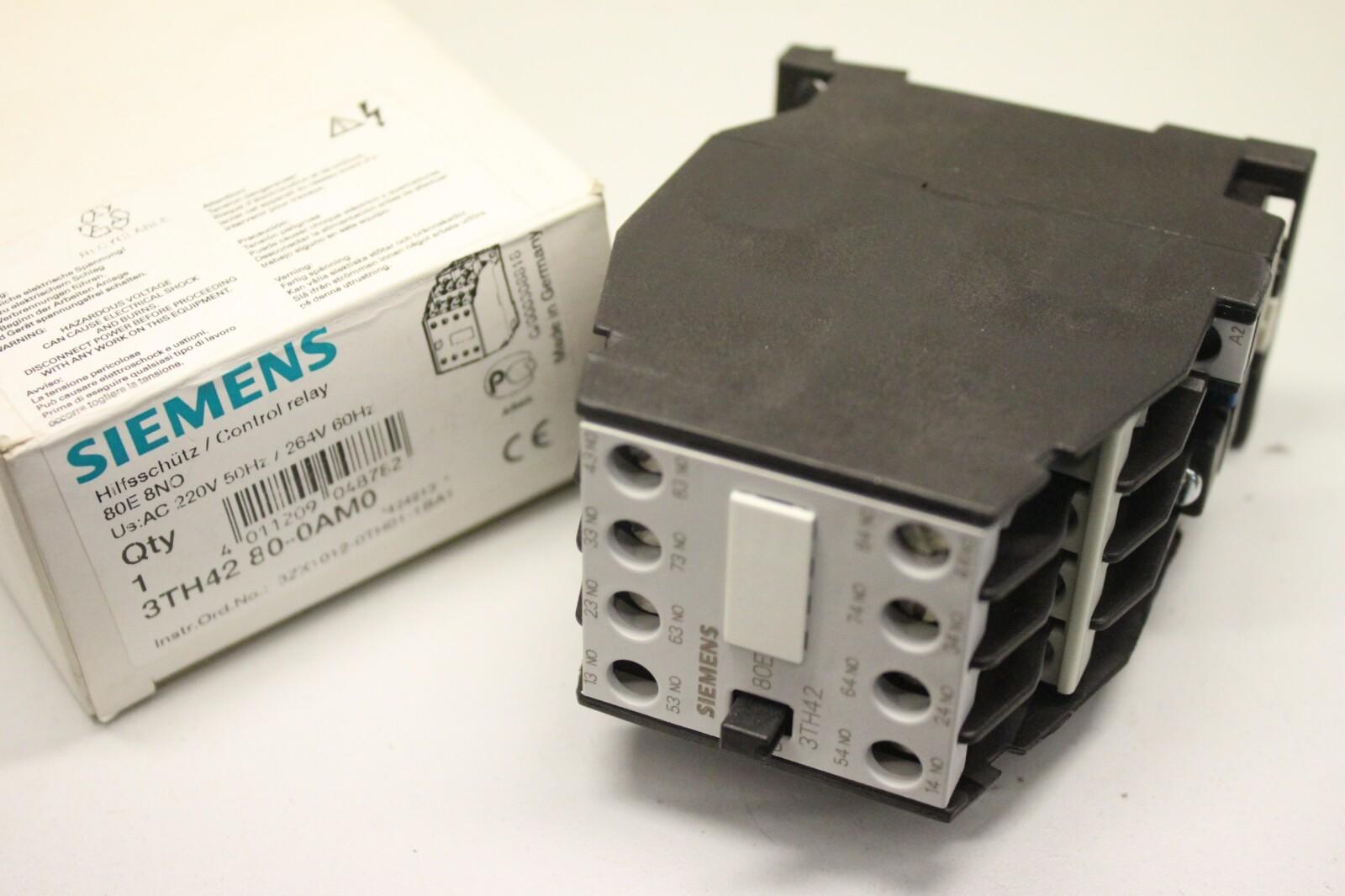 CONTROL RELAY, AC, 220V @ 50HZ, 8NO