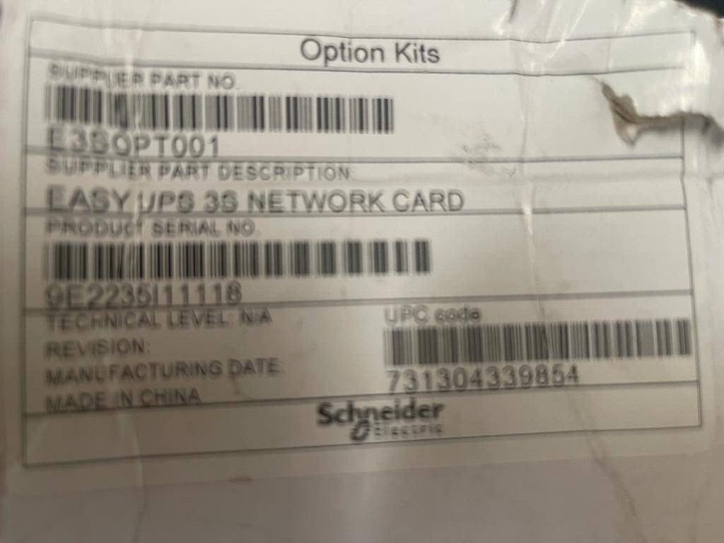 Easy UPS 3 Series Network Card