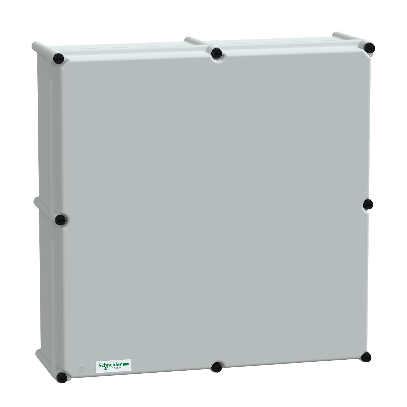 PLS box, polyester rear, polyester cover IP66 54x54x18cm