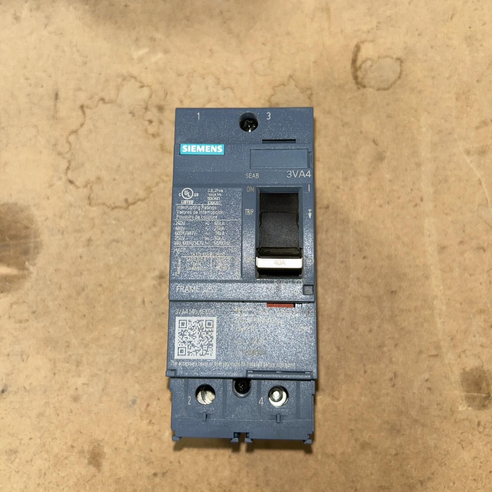 BRKR 3VA41 2P 40A 25KA FTFM LD LUG