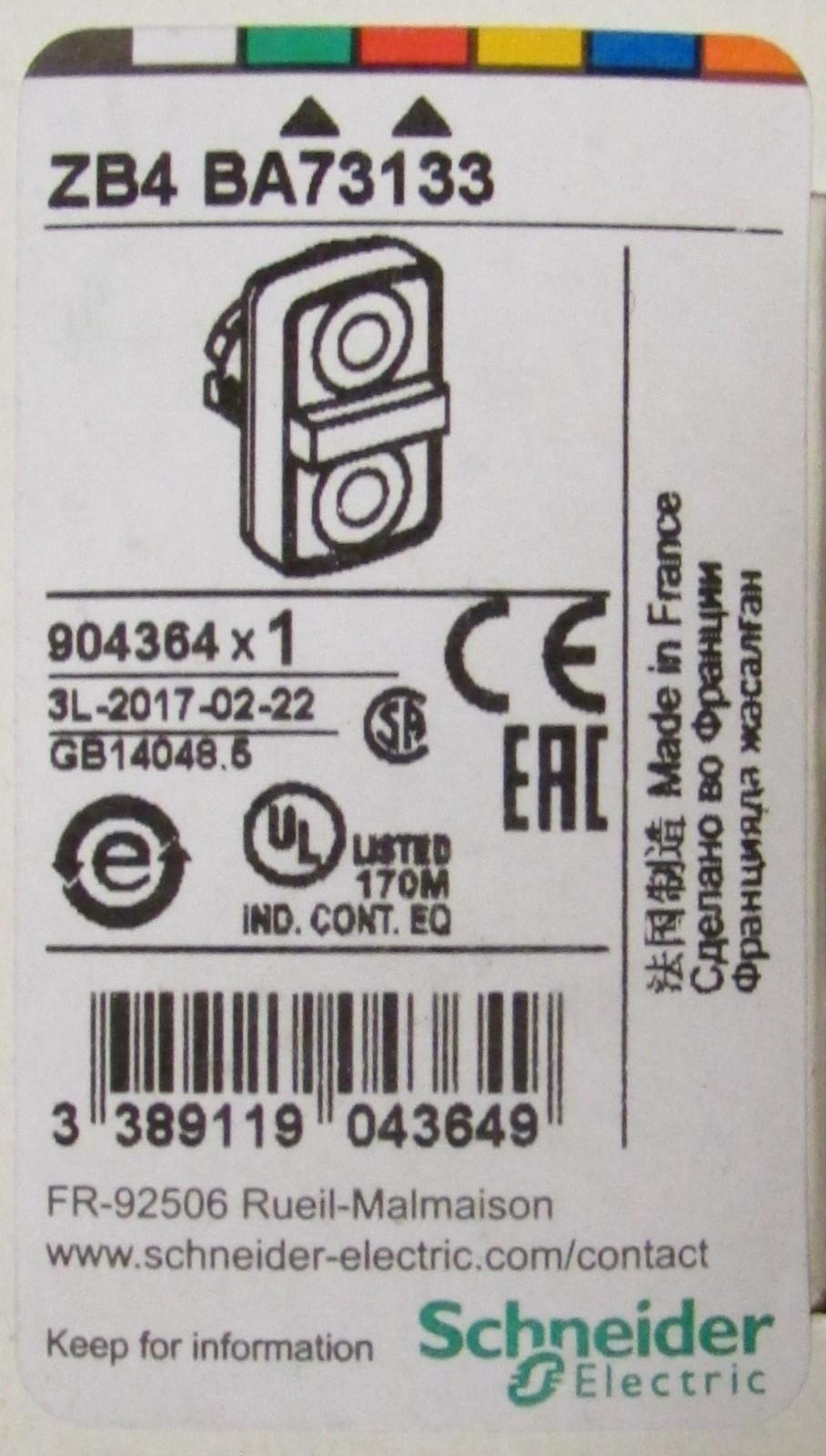 Head for triple headed push button, Harmony XB4, green flush/red projecting/green flush pushbutton Ø22 mm with marking