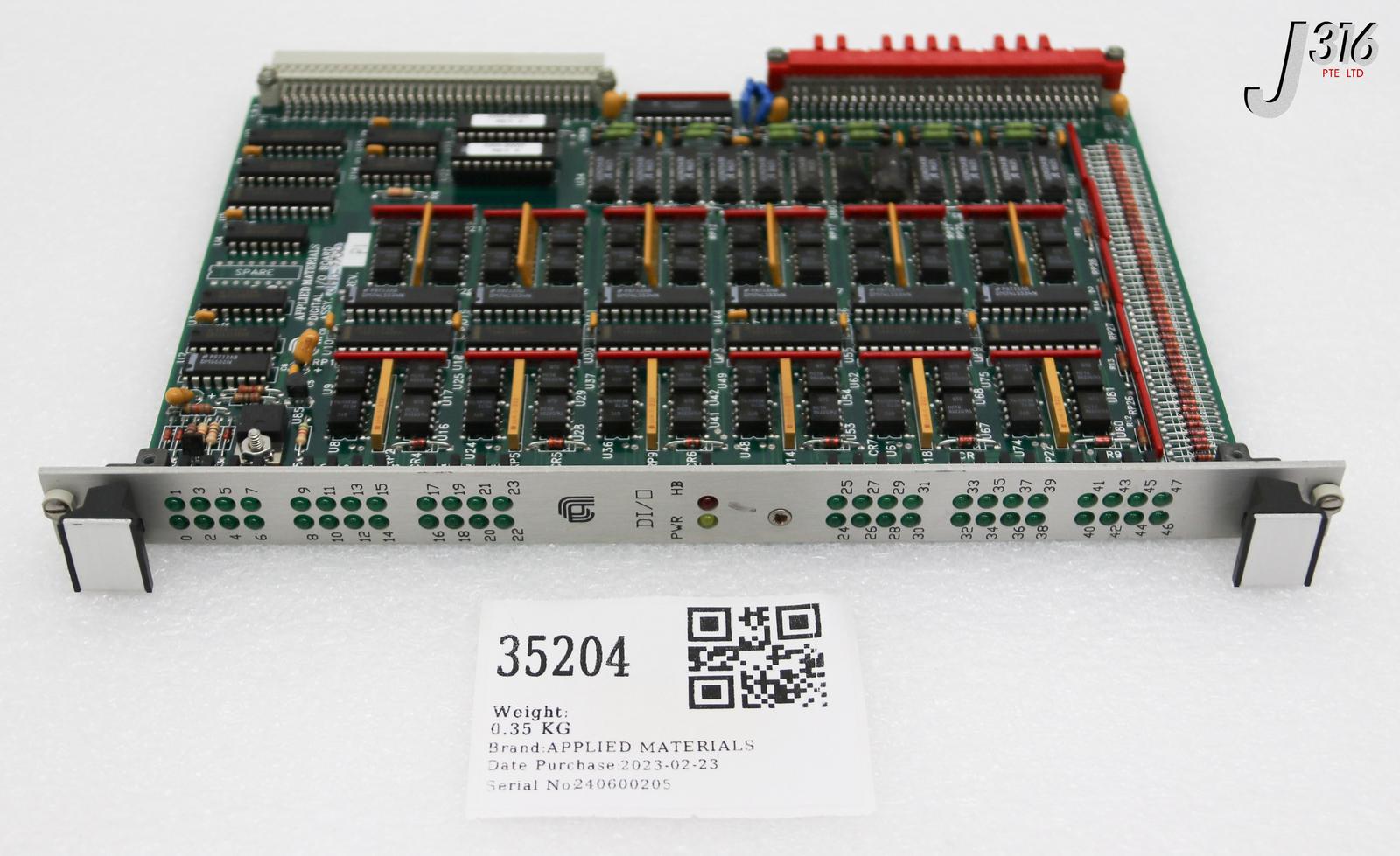 35204 B, DIGITAL I/O PARTS) 0190-77062