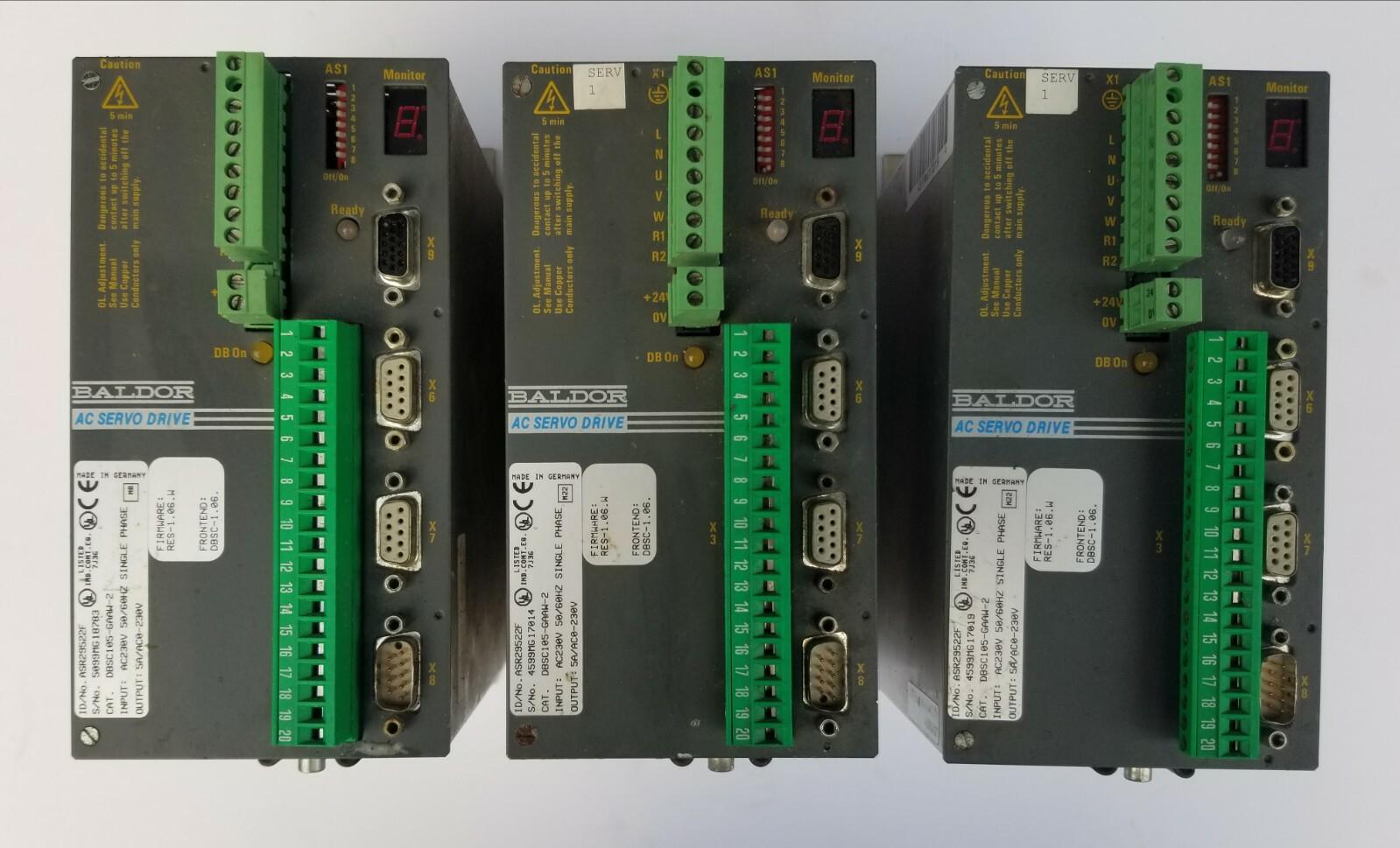 Ac Servo Drive ASR29522F DBSC105-GAAW-2
