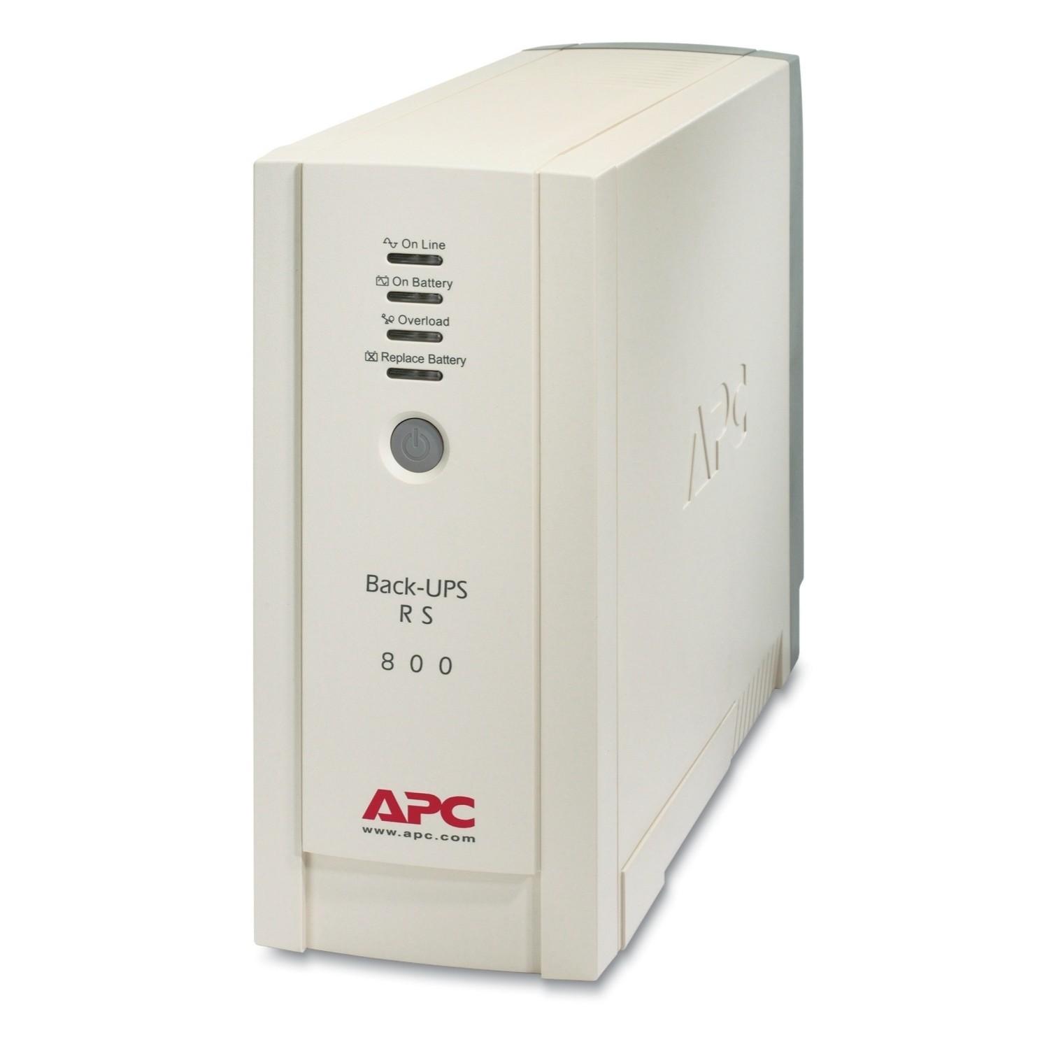 Back-UPS RS 800 White 800VA/540W Battery Backup Unit Surge Protector