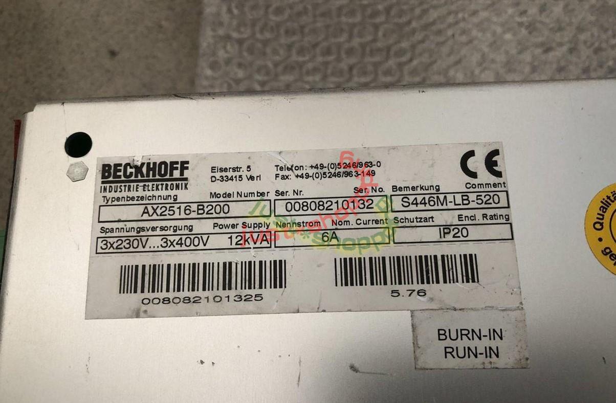 AX2516-B200 Digital Servo Drives S446M-LB-520