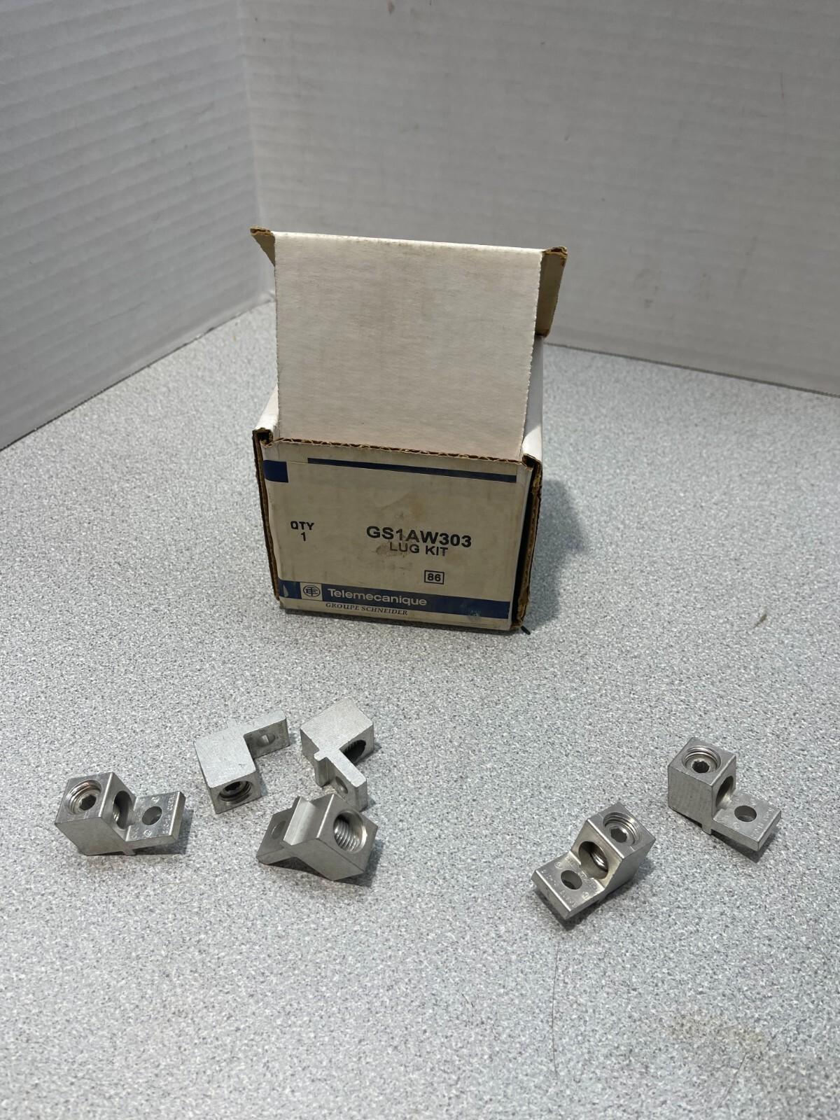 Lug kit, TeSys GS, 100A, set of 6, for Disconnect Switch, 14 to 2/0AWG