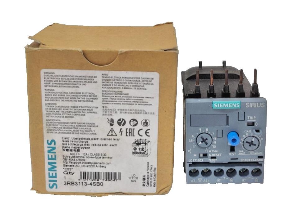 OVERLOAD S.S. CL5-30 S00 3-12A SCREW