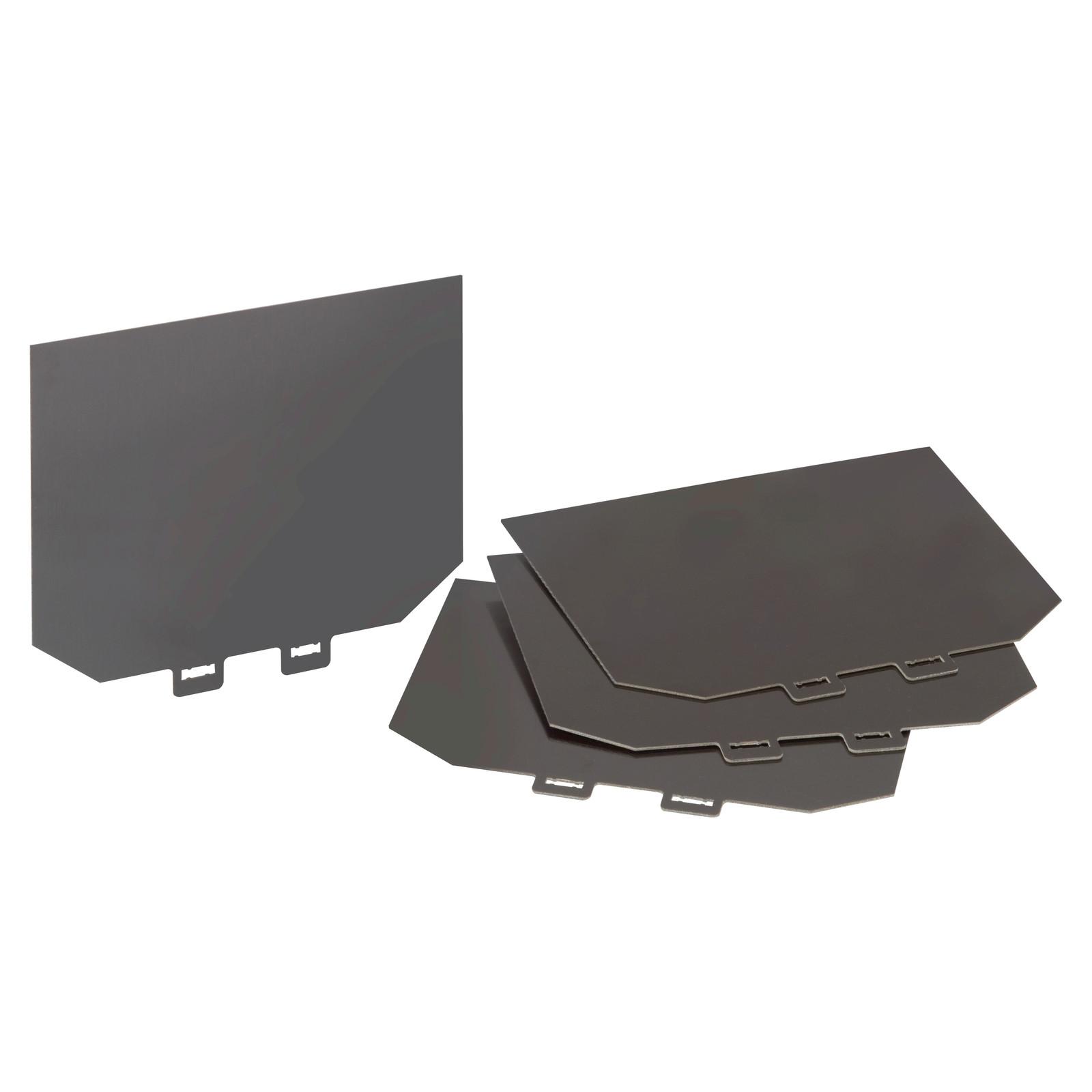 Insulating screens, TeSys GV7, 3P, for 45 mm connection pitch with spreaders, set of 2