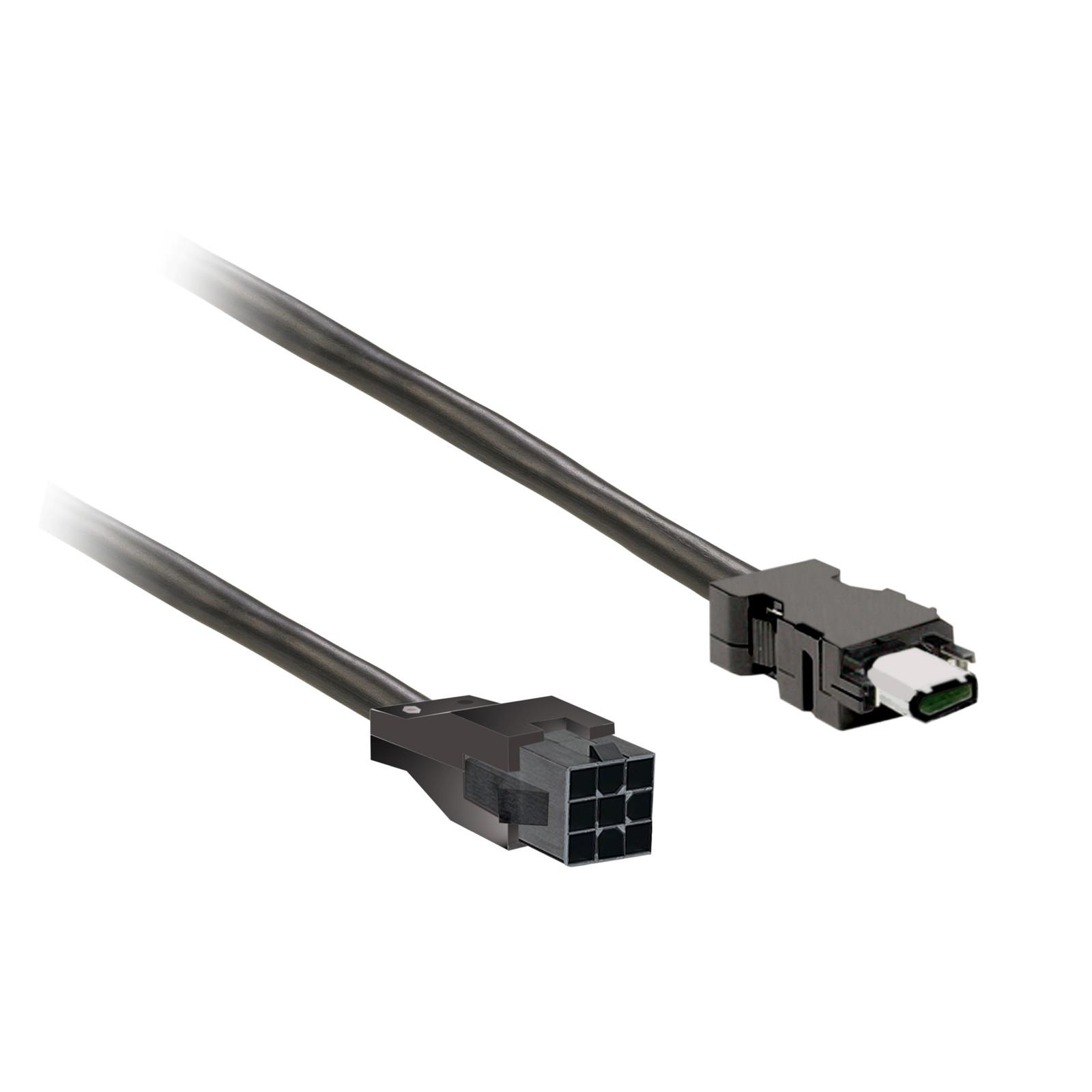 power cable 3m shielded 4x 0,82mm², BCH2 brake leads connection