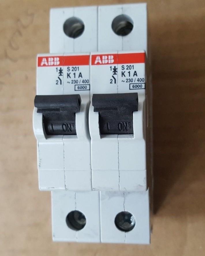 S201-K1 Miniature Circuit Breaker - 1P - K - 1 A