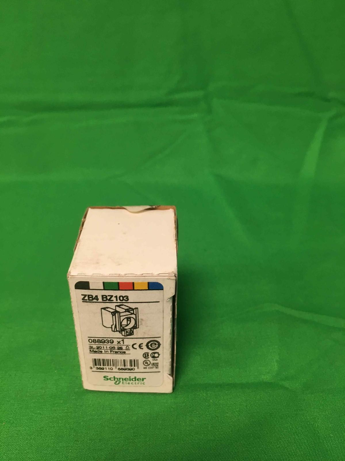 Harmony, 22mm Push Button, XB4B operators, contact block, with mounting collar, 2 NO, screw clamp terminal