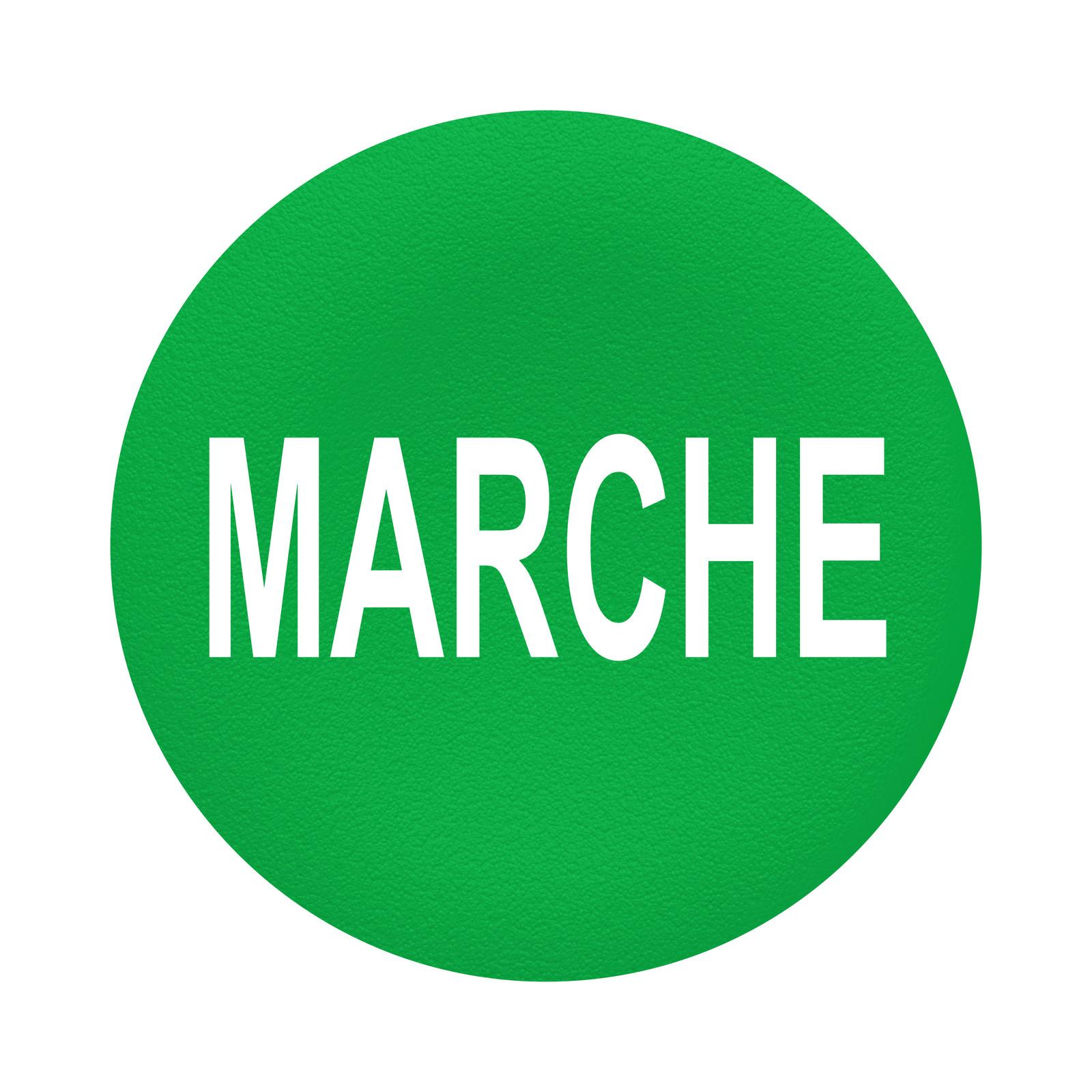 Harmony XB4, Harmony XB5, green plain cap MARCHE for flush mounted push button