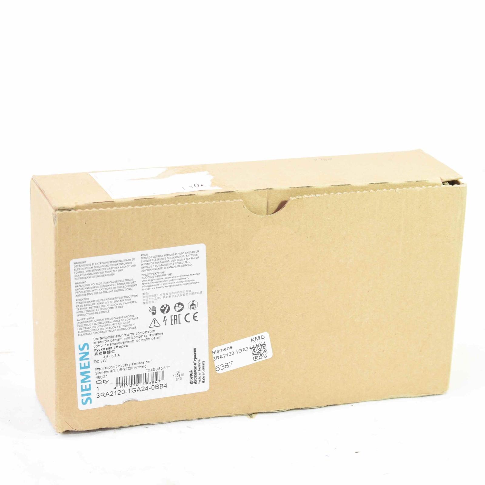 STARTER DOL S0 4.5-6.3A 24VDC SCREW