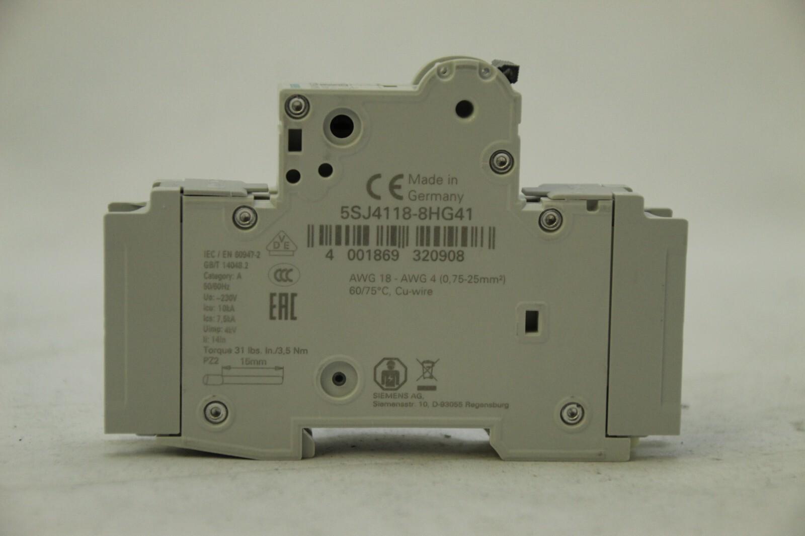 MCB 5SJ4 1P 240V 15A 14K D-TRIP