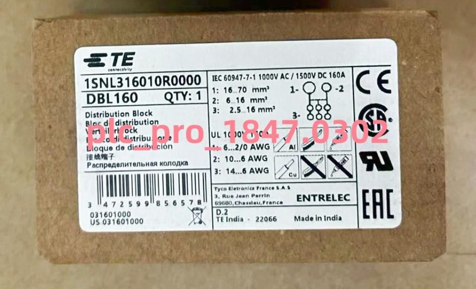 TE DBL160 1SNL316010R0000 Distribution Terminal