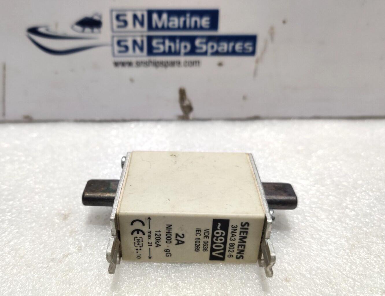 FUSE LINK, LV HRC, 2A, 660VAC, SIZE 00