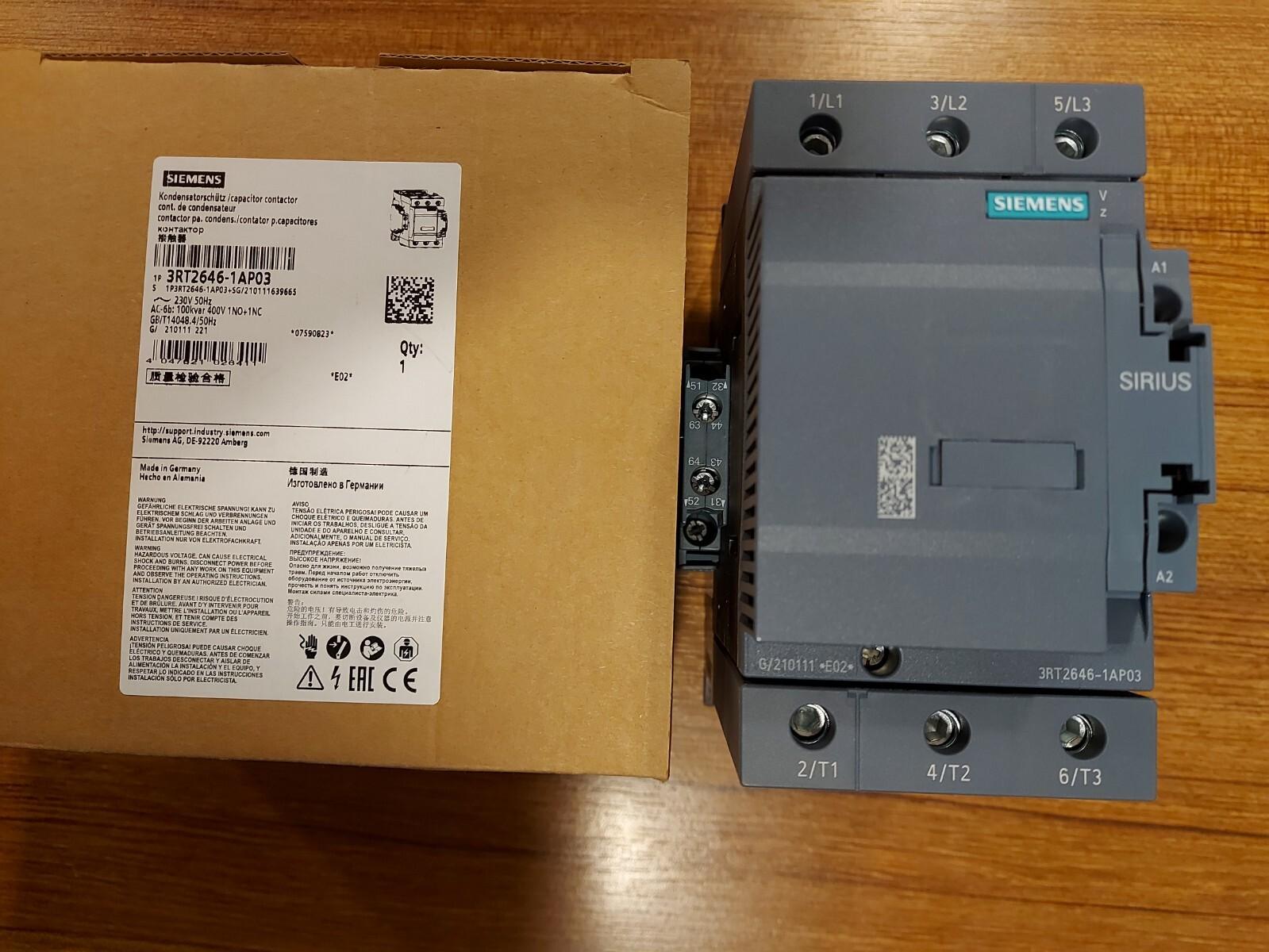 CAP CONTACTOR 50KVAR 1NO+1NC 230VAC 50HZ