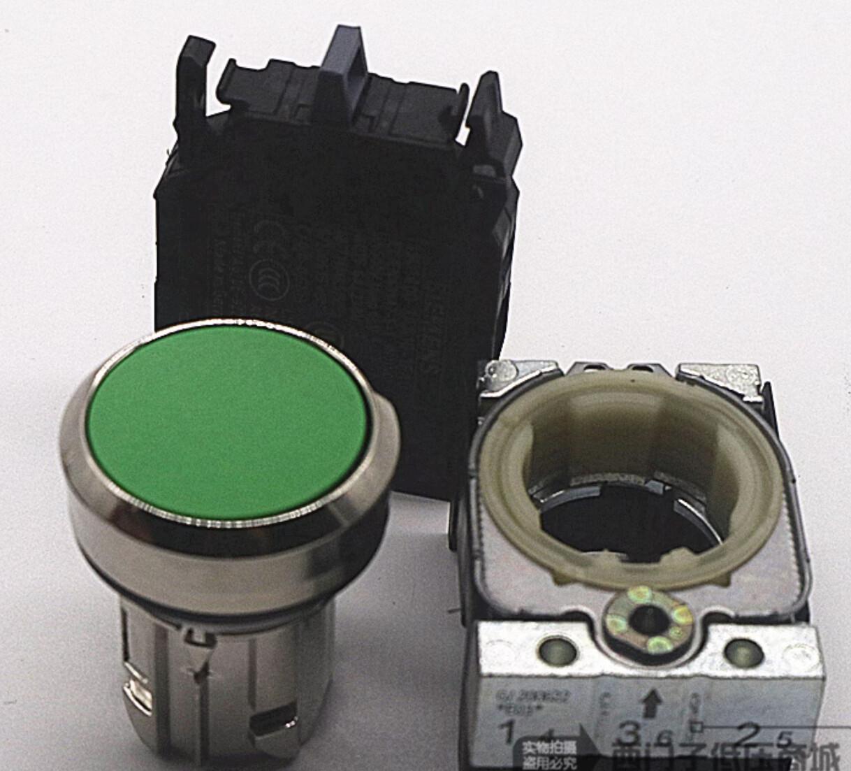 PUSHBUTTON. GREEN
