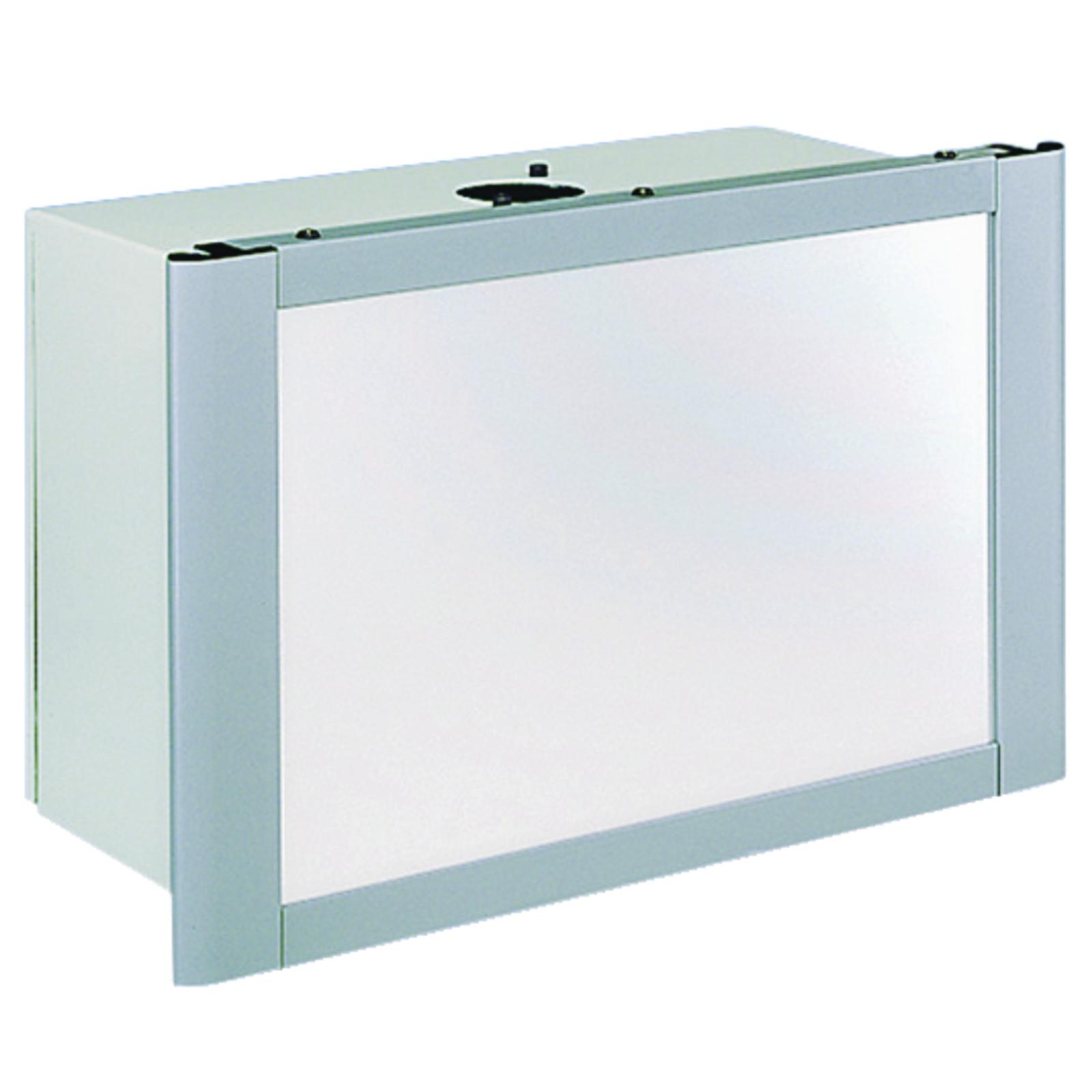HMI encl. Spacial S3CM. H600xW600xD200 IP54, IK10, RAL7035. Rear door.