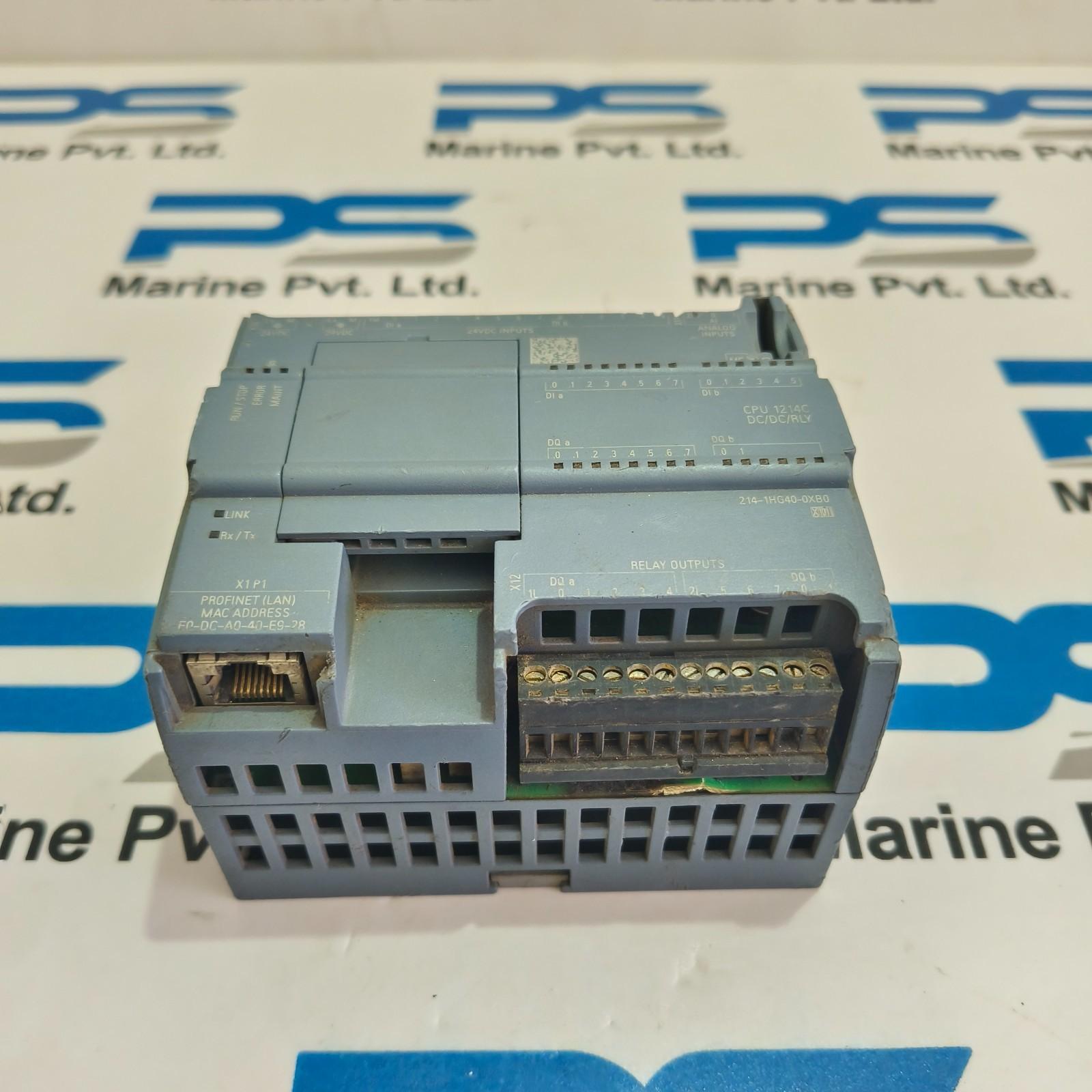 CPU 1214C, DC/DC/RELAY, 14DI/10DO/2AI