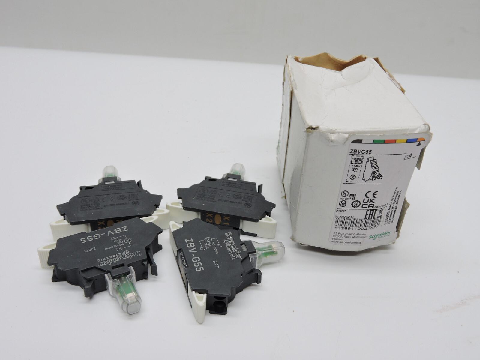 4) ZBVG55 Light Block Switch Indicators