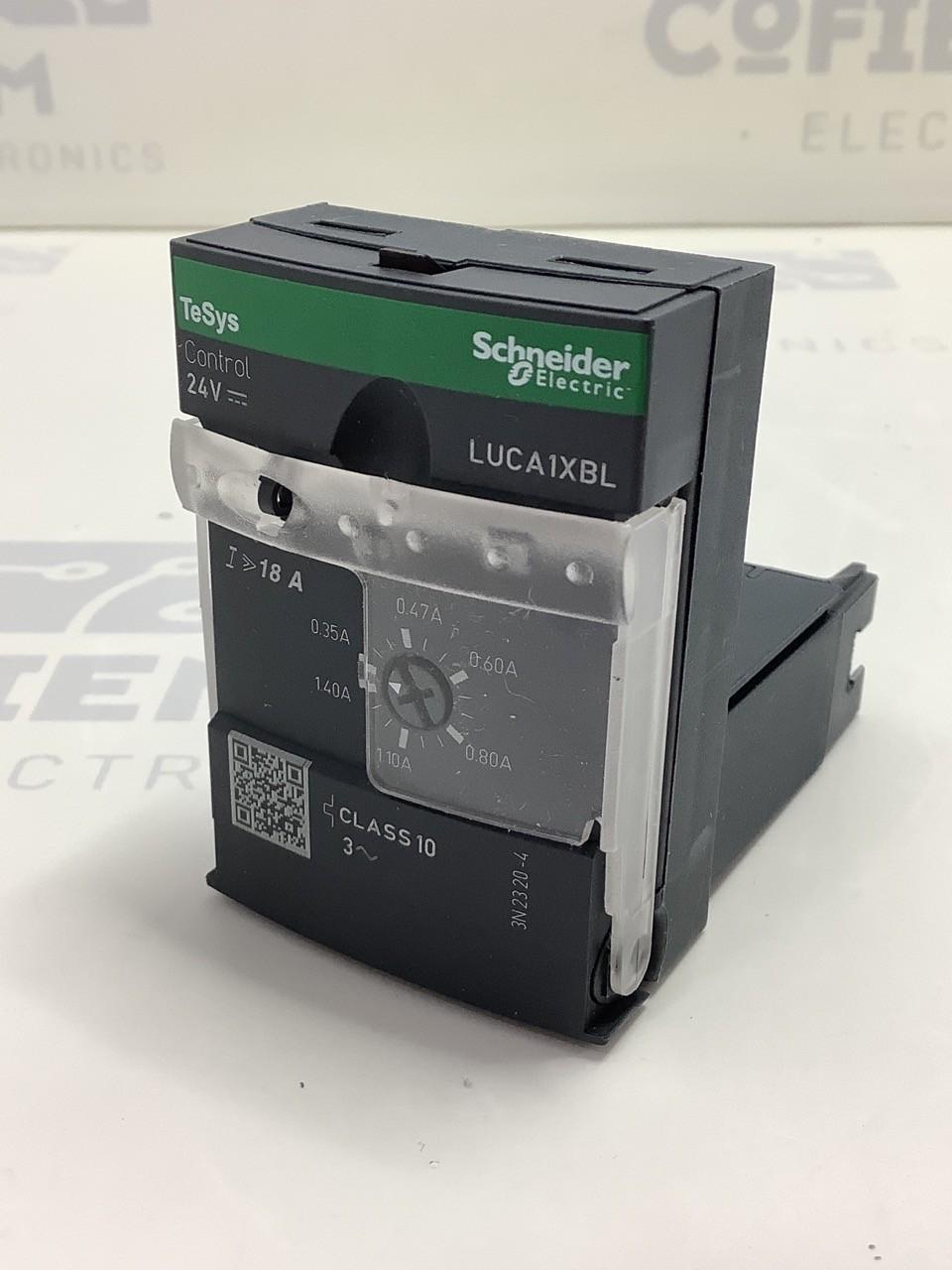 Standard control unit, TeSys Ultra, 0.35A to 1.4A, 3P motors, thermal magnetic protection, class 10, coil 24VDC