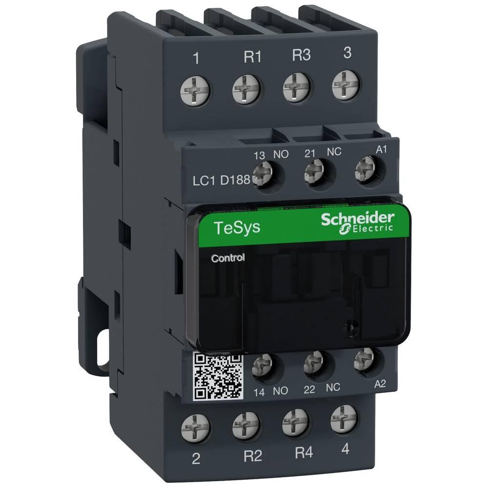 IEC contactor, TeSys Deca, nonreversing, 32A resistive, 4 pole, 2 NO and 2 NC, 230VAC 50/60Hz coil, open style