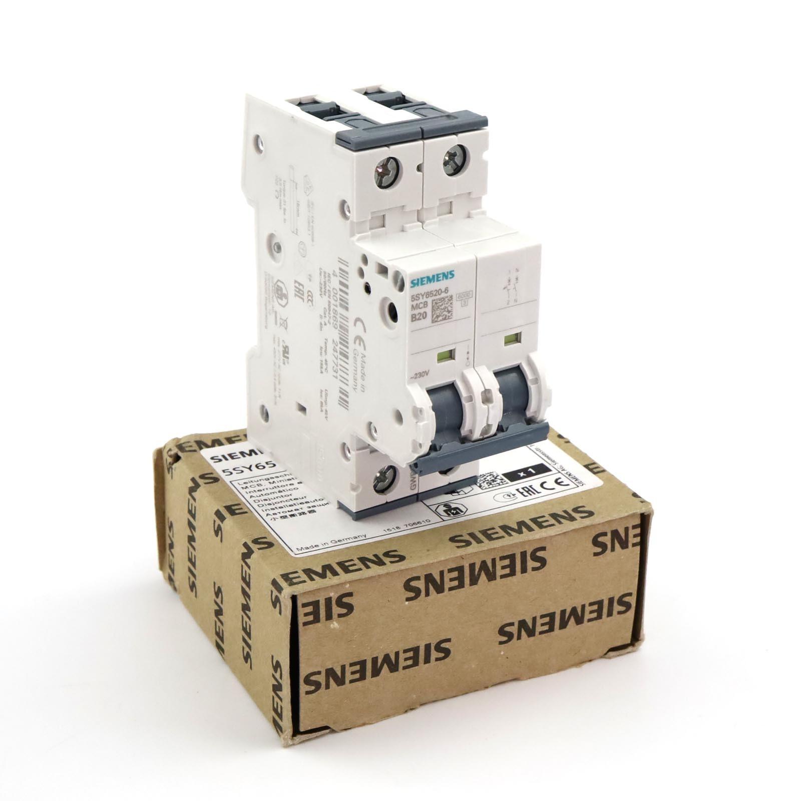 SUP PTOR 5SY6 1P+N 240V 20A 7.5K B-TRIP