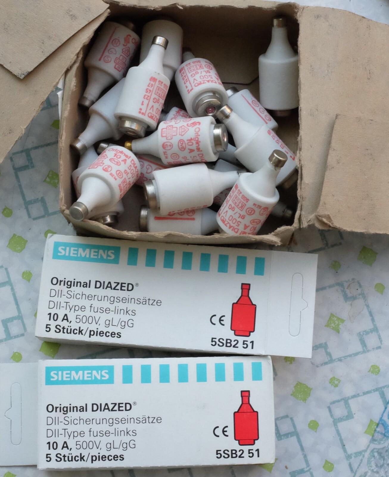 DIAZED FUSE LINK, 10A, AC/DC, 500V