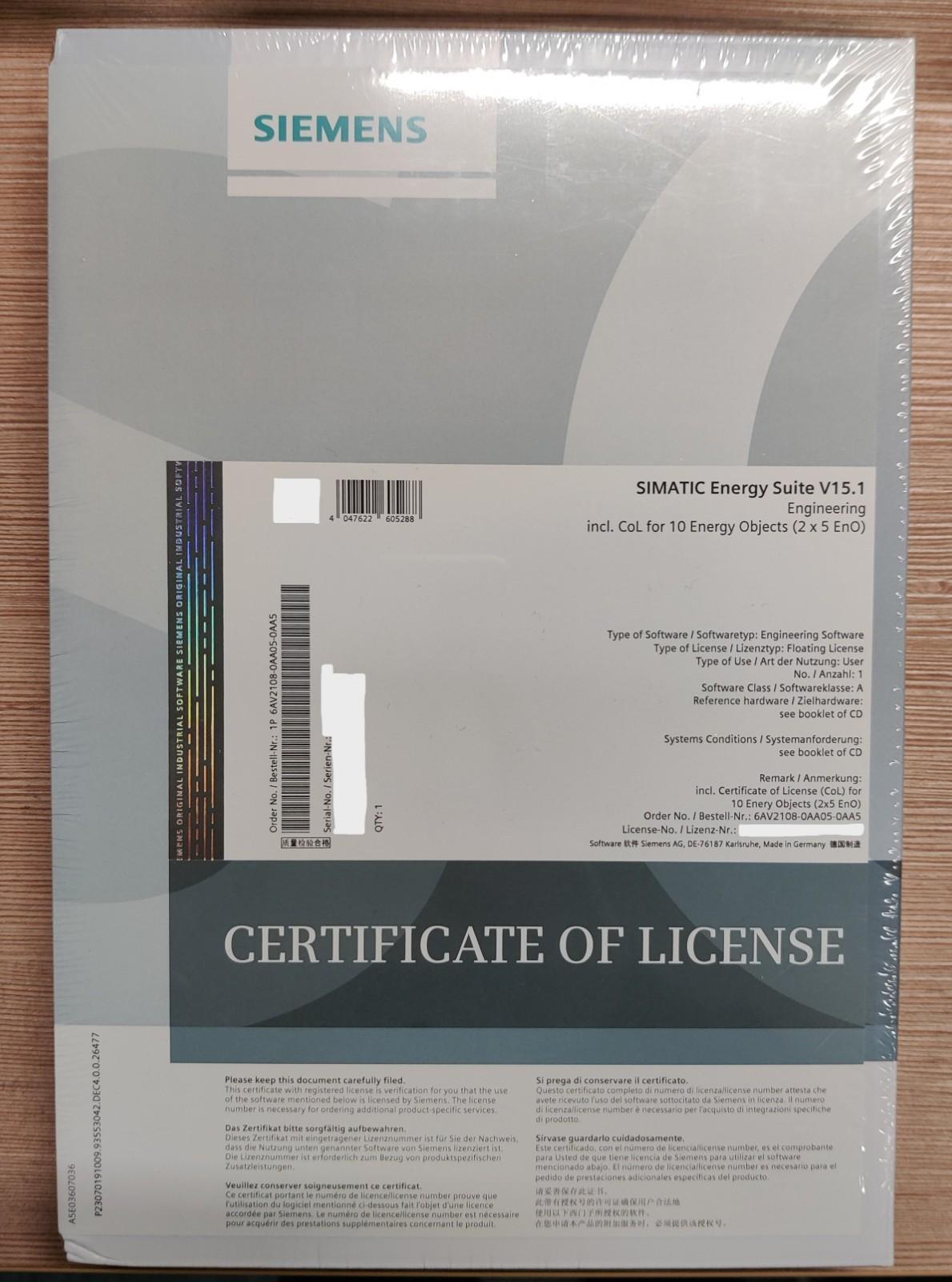 Energy Suite V15. Engineering +2x5EnO