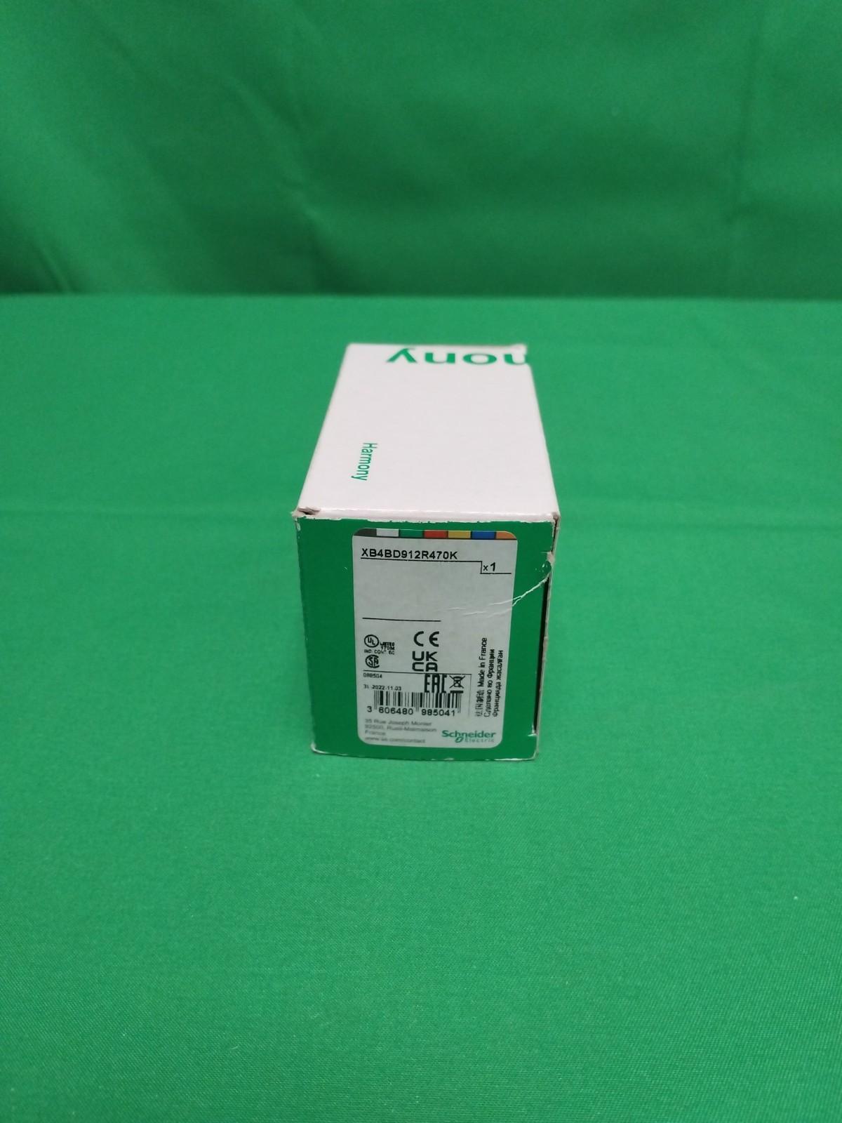 Complete potentiometer, Harmony XB4, metal, 22mm, 470K