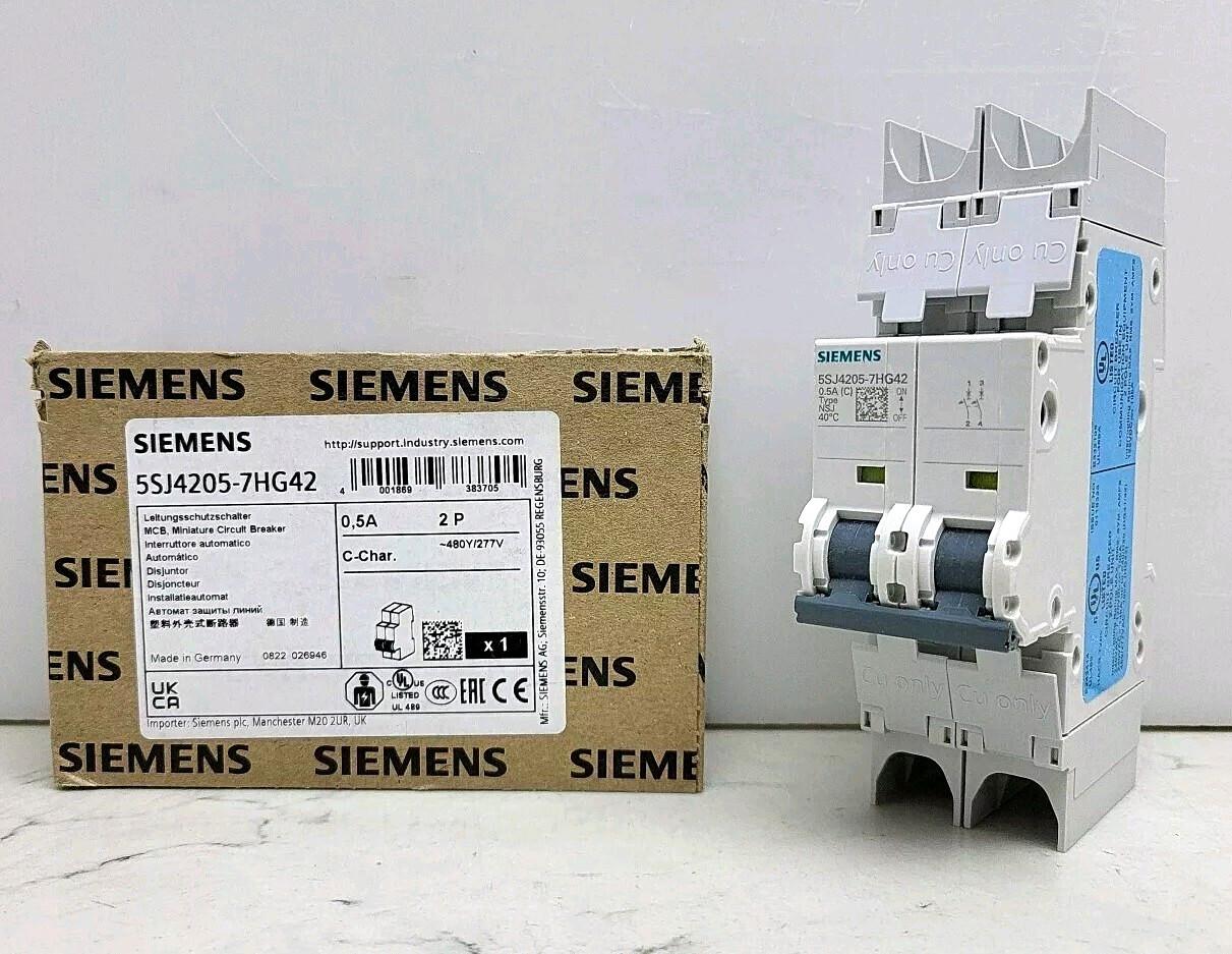 MCB 5SJ4 2P 480/277 0.5A 10K C-TRIP