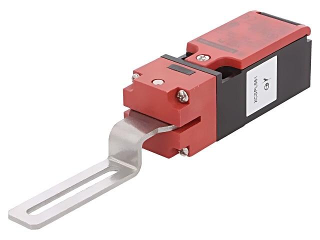 Guard switch, Telemecanique Safety switches XCS, XCSPL, elbowed flush lever, centred, 1NC+1 NO, Pg11