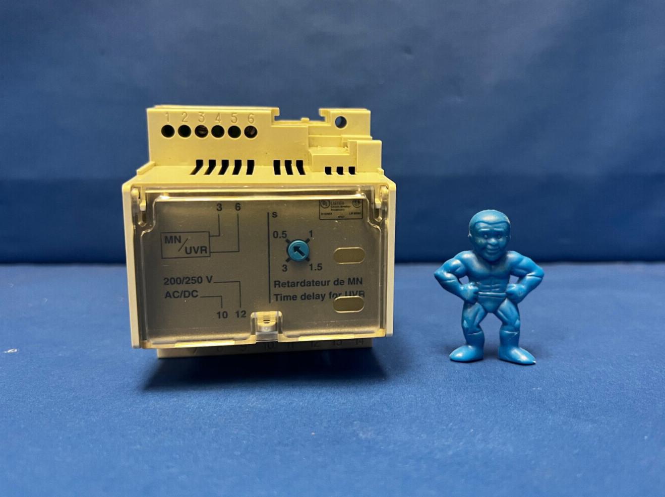 MN delay unit, MasterPact NT/NW, ComPacT NS, adjustable time delay 0.5s/3s, 200/250VDC, 200/250VAC 50/60Hz, spare part
