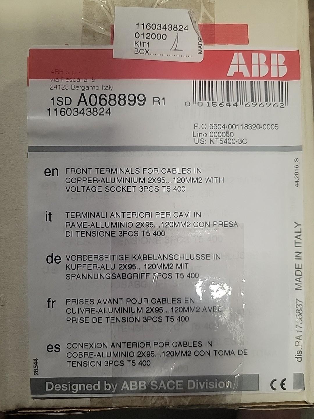 LUG KIT T5 CT (2) 250-2/0AWG