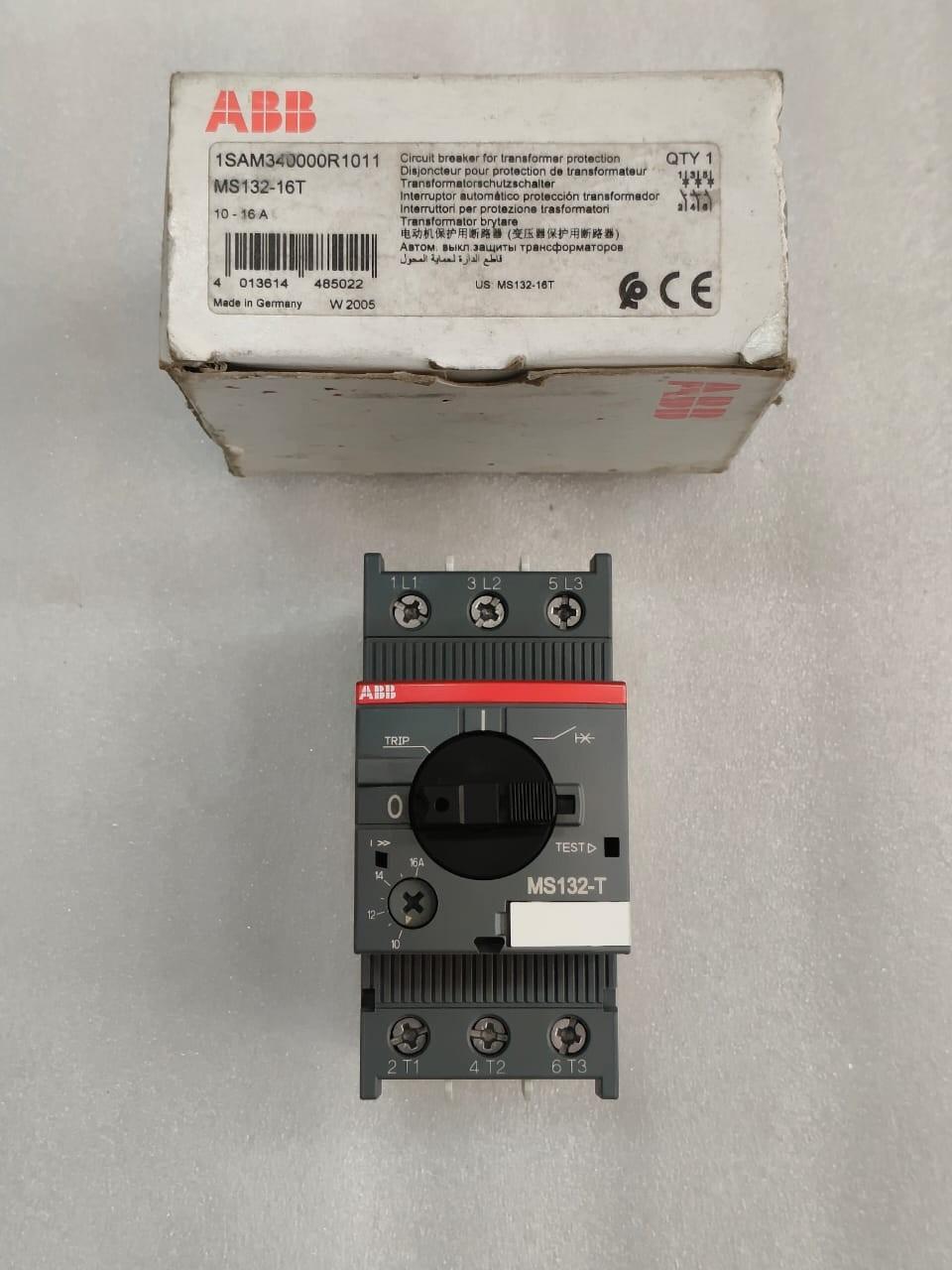 MS132-16T Circuit Breaker for Primary Transformer Protection 10 ... 16 A
