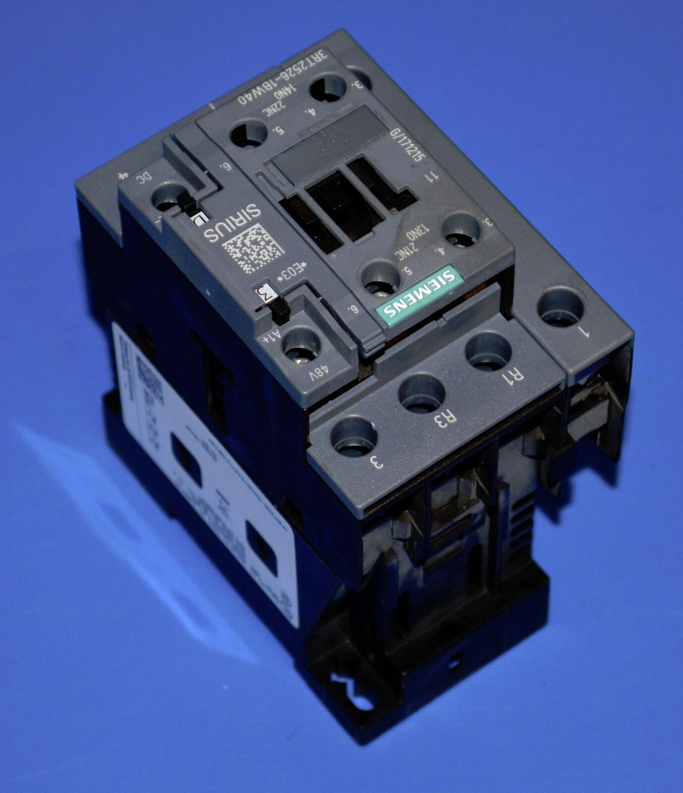 CONTACTOR S0 25A 48VDC 2NO/2NC SCRW