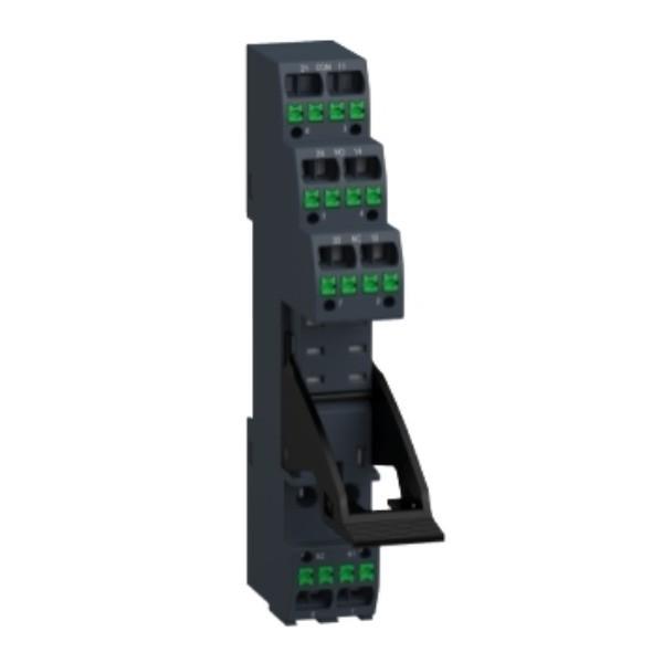push in socket with clamp, Harmony Electromechanical Relays, for RXG2 relays, 5A, push-in terminals, separate contact