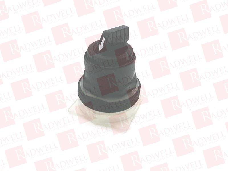Selector switch head, Harmony 9001SK, plastic, standard handle, black, 30mm, 3 positions, stay put